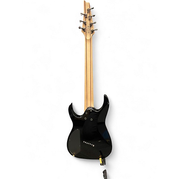 Used 2024 Ibanez RGMS7 Black Solid Body Electric Guitar