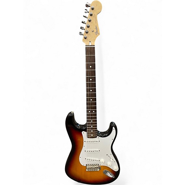 Used Fender MIJ STRATOCASTER 2 Tone Sunburst Solid Body Electric Guitar