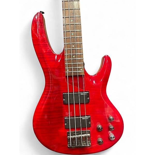 Used ESP Ltd B-154DX Red Electric Bass Guitar Red | Guitar Center