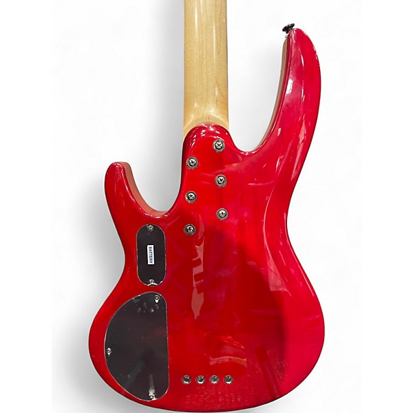 Used ESP Ltd B-154DX Red Electric Bass Guitar
