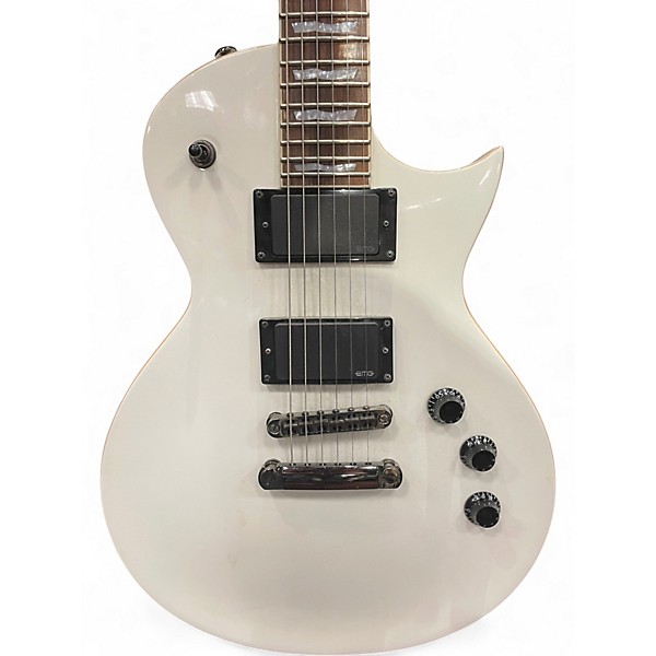 Used ESP Ltd EC 401 Vintage White Solid Body Electric Guitar