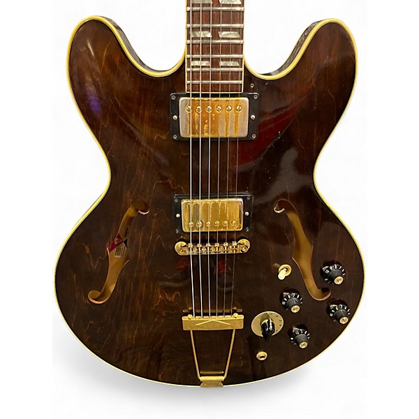 Vintage 1970s Gibson 1970's Gibson ES-345TD Walnut Walnut Hollow Body Electric Guitar