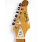 Used Sawtooth ST-ES-DBLP Daphne Blue Electric Guitar with Pearl White Pick Daphne Blue Solid Body Electric Guitar