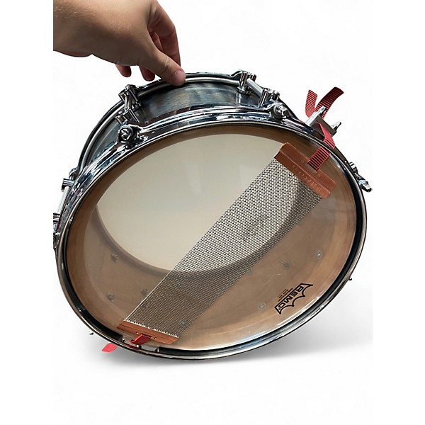 Used Doc Sweeney Drums 13X6 SMS Blue Steel Blue Steel Drum
