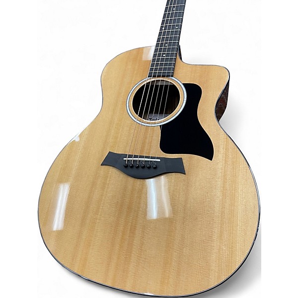 Used Taylor 214CE PLUS Natural Acoustic Electric Guitar