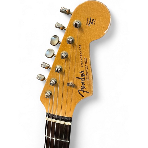 Used 2021 Fender CUSTOM SHOP WILLCUTT THE 63 STRAT RELIC Sonic Blue Solid Body Electric Guitar