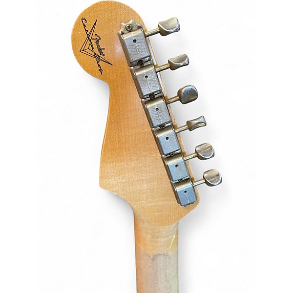 Used 2021 Fender CUSTOM SHOP WILLCUTT THE 63 STRAT RELIC Sonic Blue Solid Body Electric Guitar