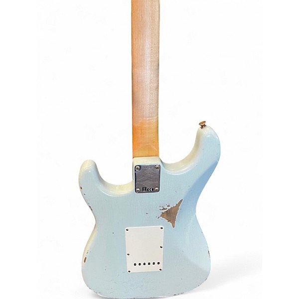 Used 2021 Fender CUSTOM SHOP WILLCUTT THE 63 STRAT RELIC Sonic Blue Solid Body Electric Guitar