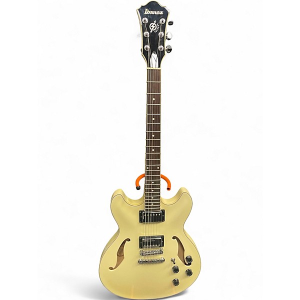 Used Ibanez AS73 Artcore White Hollow Body Electric Guitar