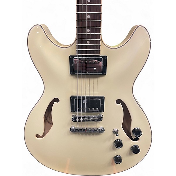 Used Ibanez AS73 Artcore White Hollow Body Electric Guitar