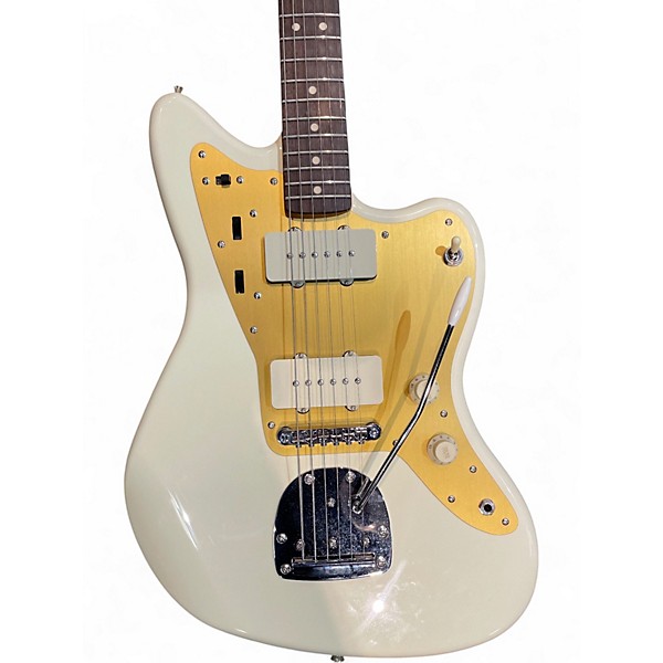 Used Squier J Mascis Jazzmaster Vintage White Solid Body Electric Guitar