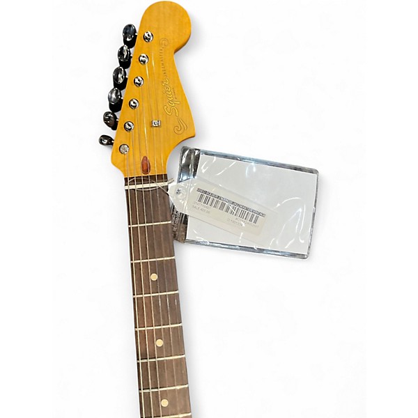 Used Squier J Mascis Jazzmaster Vintage White Solid Body Electric Guitar