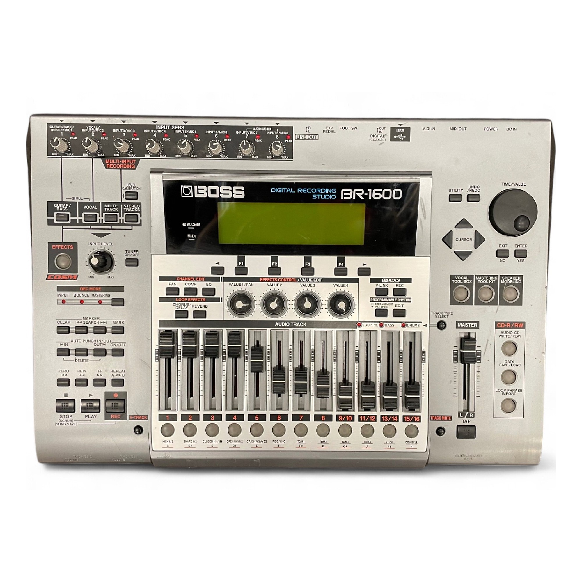 Used BOSS BR1600CD MultiTrack Recorder | Guitar Center