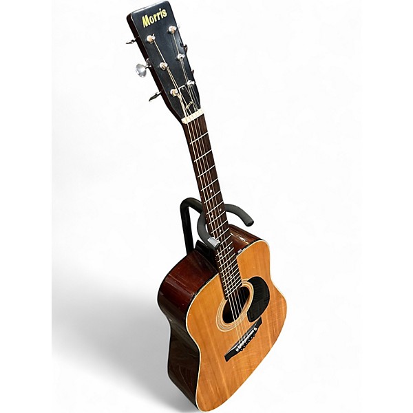 Used Morris WY601 Natural Acoustic Guitar