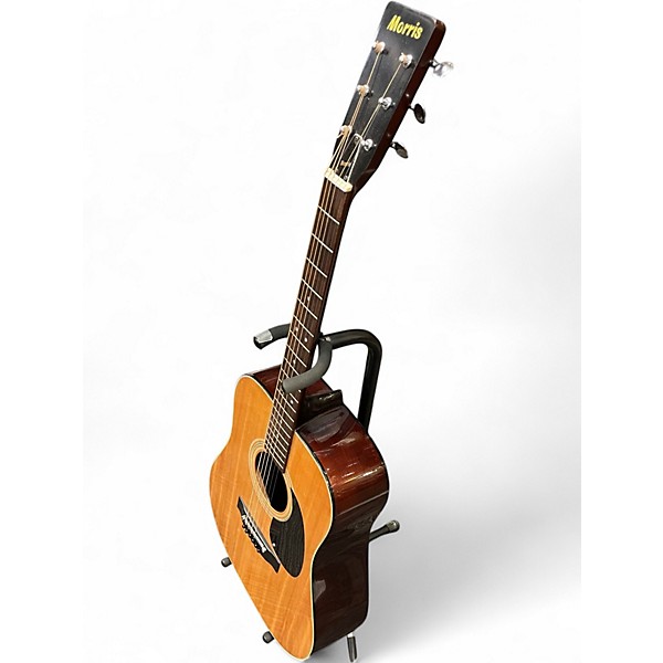 Used Morris WY601 Natural Acoustic Guitar