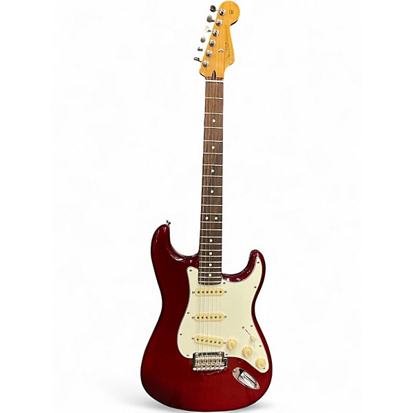Used Fender PLAYER II TRANS CHERRY RED Solid Body Electric Guitar