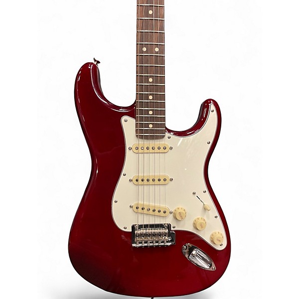 Used Fender PLAYER II TRANS CHERRY RED Solid Body Electric Guitar