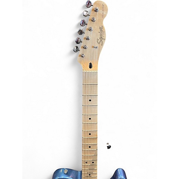 Used Squier Paranormal thinline Cabronita telecaster Lake Placid Blue Hollow Body Electric Guitar