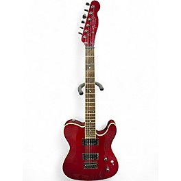 Used Fender Special Edition Custom Telecaster FMT HH Crimson Red Trans Solid Body Electric Guitar