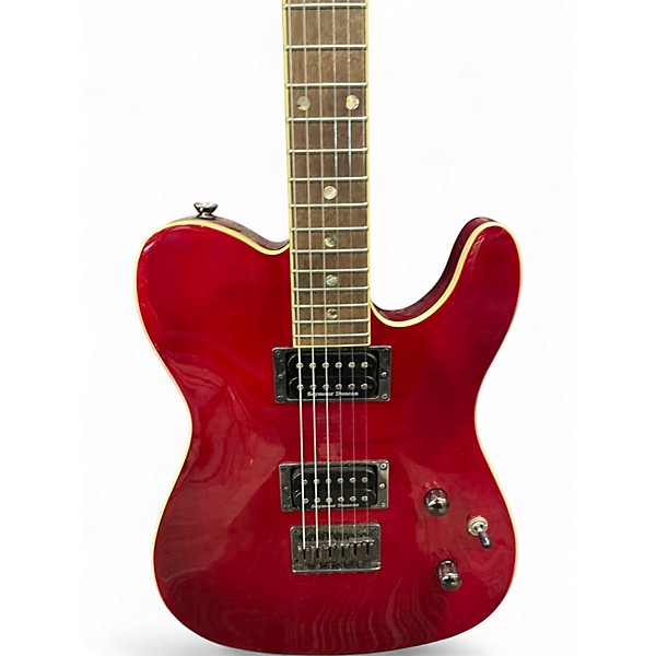 Used Fender Special Edition Custom Telecaster FMT HH Crimson Red Trans Solid Body Electric Guitar