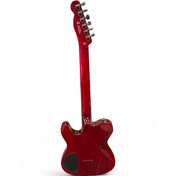 Used Fender Special Edition Custom Telecaster FMT HH Crimson Red Trans Solid Body Electric Guitar