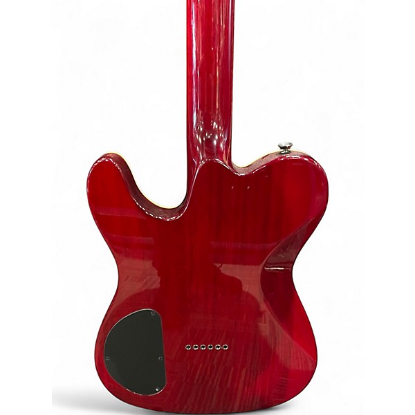 Used Fender Special Edition Custom Telecaster FMT HH Crimson Red Trans Solid Body Electric Guitar