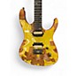 Used Leo Jaymz Monsoon Deluxe Yellow Solid Body Electric Guitar