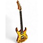 Used Leo Jaymz Monsoon Deluxe Yellow Solid Body Electric Guitar