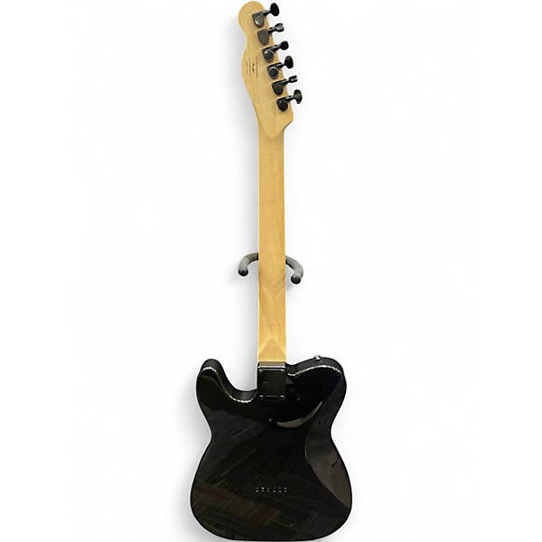 Used Squier Deluxe Telecaster  Blackout Solid Body Electric Guitar