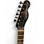 Used Squier Deluxe Telecaster  Blackout Solid Body Electric Guitar