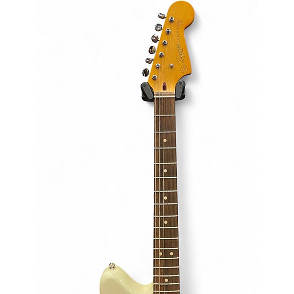 Used Squier J Mascis Jazzmaster WHITE Solid Body Electric Guitar