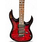 Used Ibanez GRX70QA Trans Red Solid Body Electric Guitar