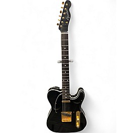 Used Fender JAPANESE TRADITIONAL 60'S Black and Gold Solid Body Electric Guitar