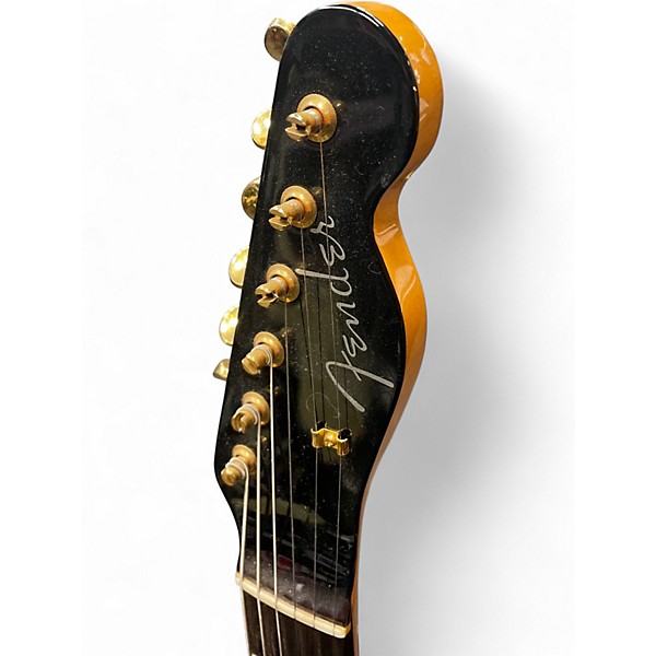 Used Fender JAPANESE TRADITIONAL 60'S  Black and Gold Solid Body Electric Guitar