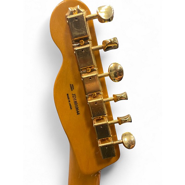 Used Fender JAPANESE TRADITIONAL 60'S  Black and Gold Solid Body Electric Guitar