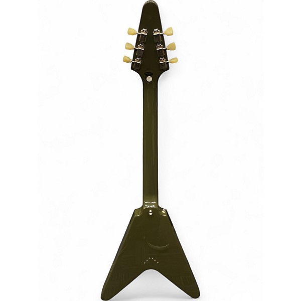Used Epiphone FLYING V Green Solid Body Electric Guitar