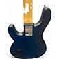 Used Sterling by Music Man Sub 4 Blue Electric Bass Guitar