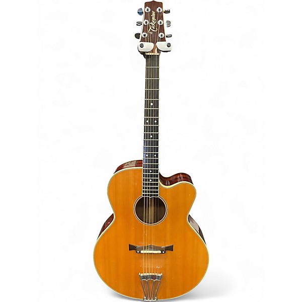 Used Takamine J15E ARCHTOP Natural Acoustic Electric Guitar
