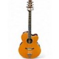 Used Takamine J15E ARCHTOP Natural Acoustic Electric Guitar thumbnail