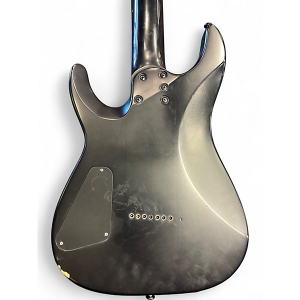 Used Schecter Guitar Research Damien 7 String Black Solid Body Electric Guitar
