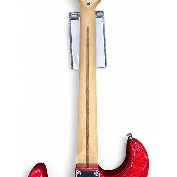 Used Squier Bullet Stratocaster HT Red Sparkle Solid Body Electric Guitar