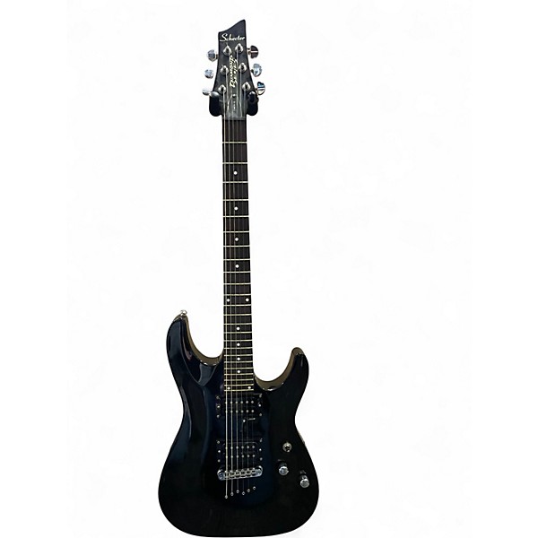 Used Schecter Guitar Research Omen 6 Black Solid Body Electric Guitar
