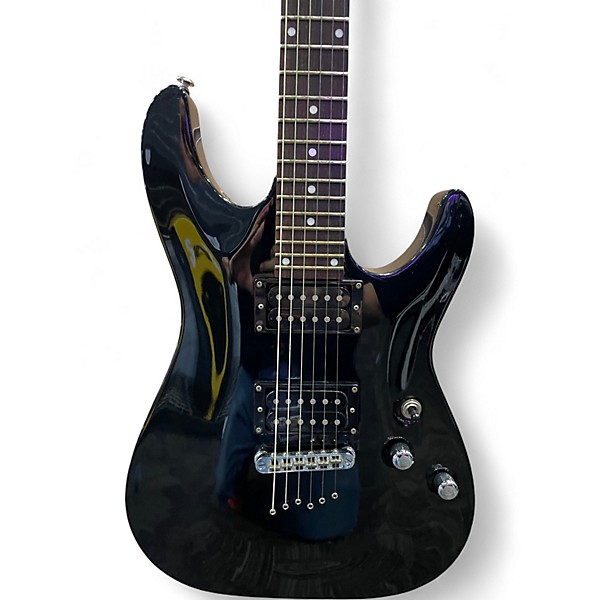 Used Schecter Guitar Research Omen 6 Black Solid Body Electric Guitar