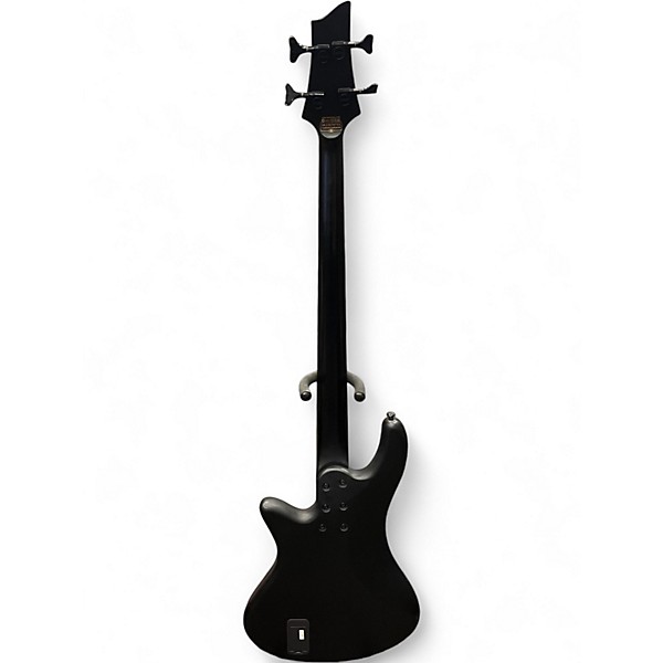 Used Schecter Guitar Research Stealth Bass 4 Satin Black Electric Bass Guitar