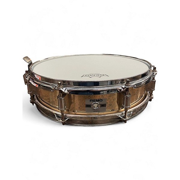 Used Remo 13X3 PICCOLO SNARE POLISHED BRASS Drum