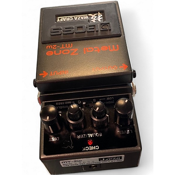 Used BOSS MT2W Metal Zone Waza Craft Effect Pedal