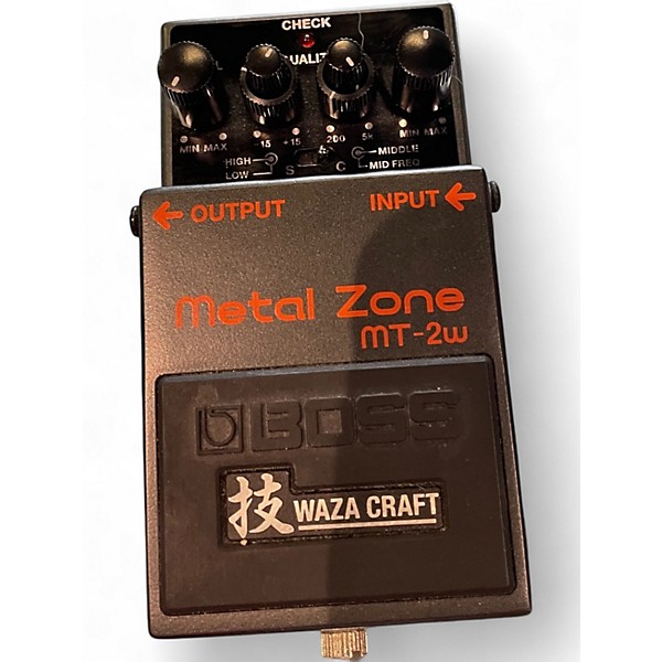 Used BOSS MT2W Metal Zone Waza Craft Effect Pedal
