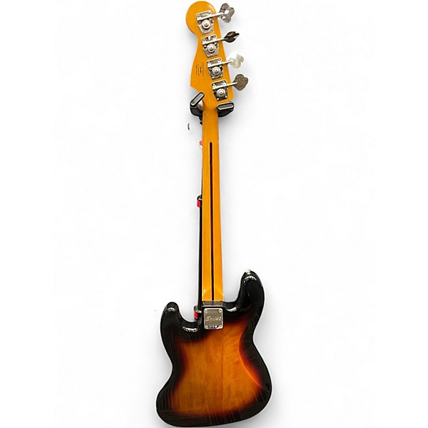 Used Squier Classic Vibe '60s Jazz Bass Fretless 2 Color Sunburst Electric Bass Guitar