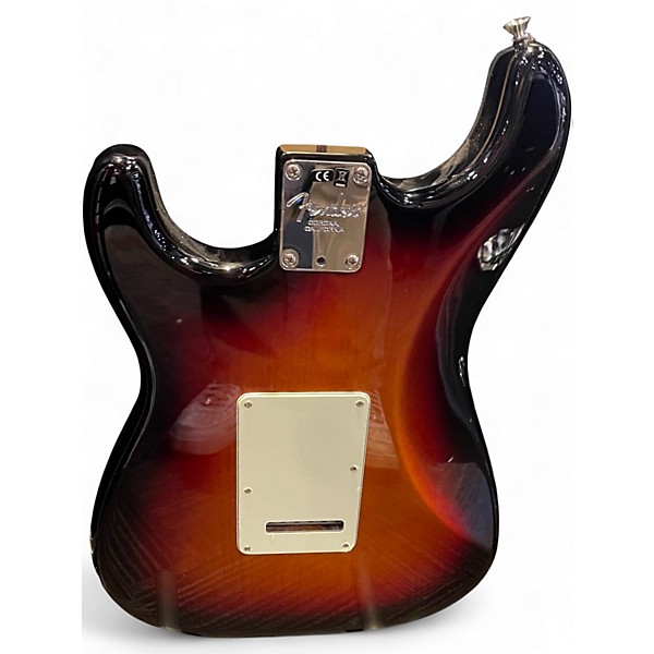 Used Fender American Professional Stratocaster SSS 3 Tone Sunburst Solid Body Electric Guitar