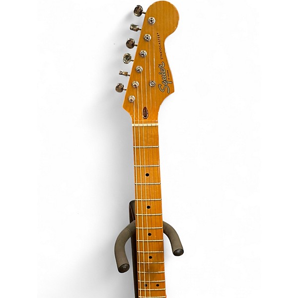 Used Squier Classic Vibe 1950S Stratocaster Fiesta Red Solid Body Electric Guitar